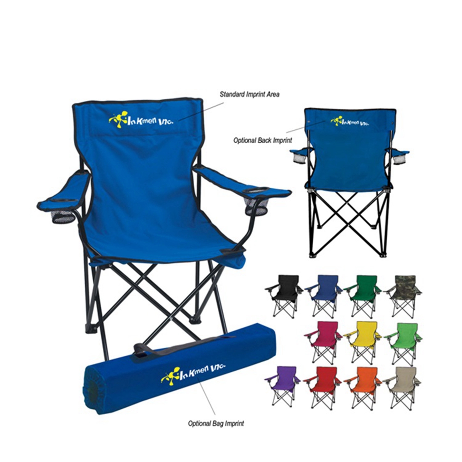 600D Polyester Folding Beach Camping Chair 14