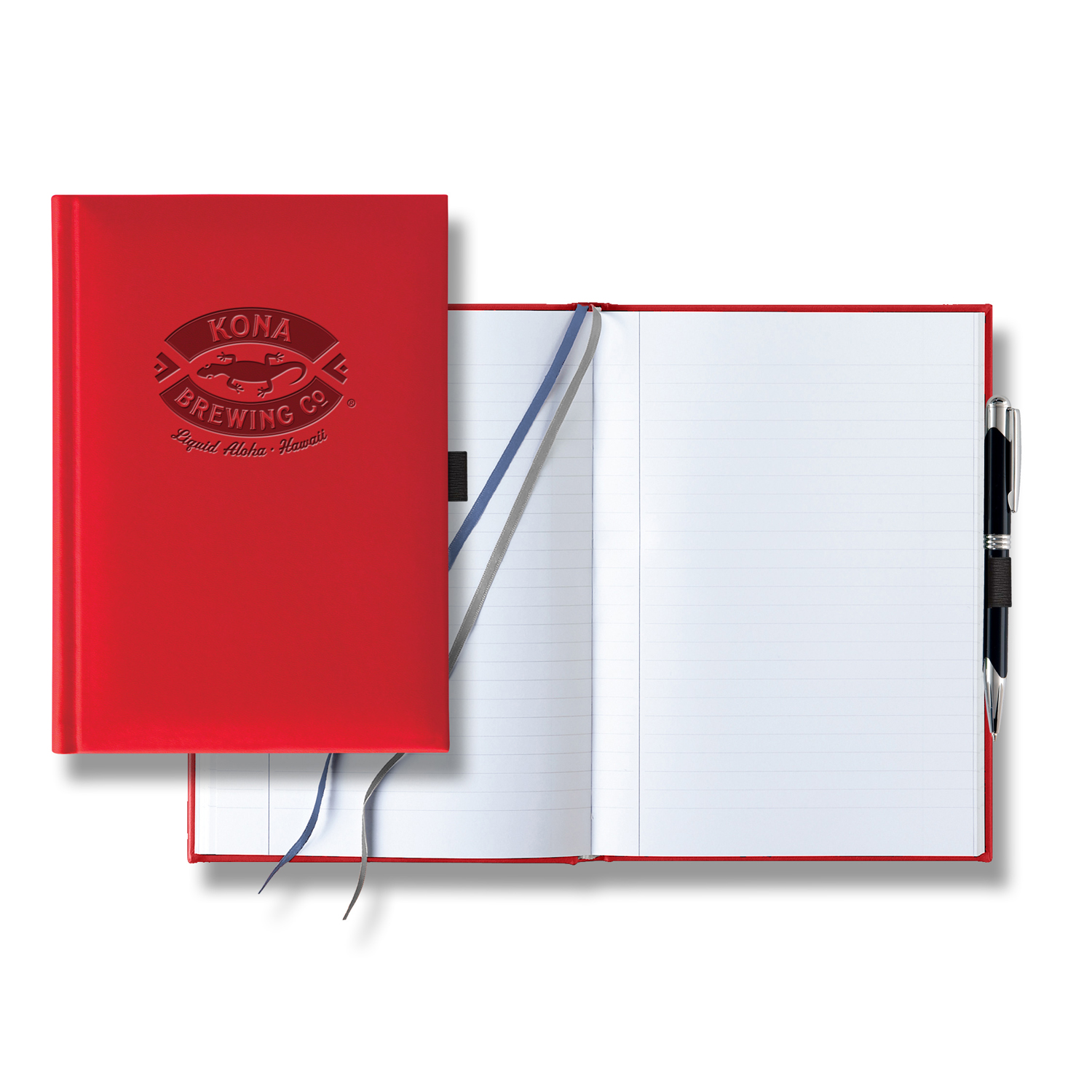 Castelli Tucson  Grande Lined White Page Journal with Pen & Loop 34