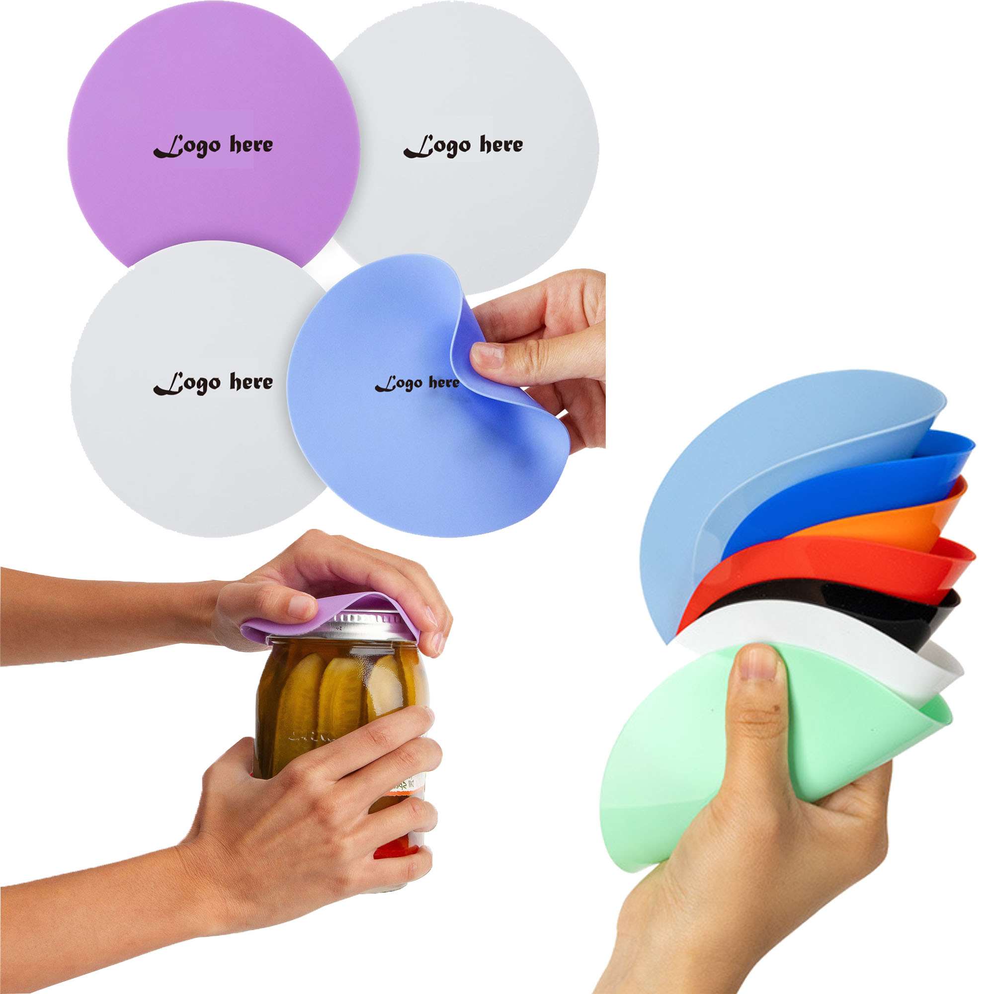 MOQ500 Anti-Slip Silicone Opening Gasket For Cans 2