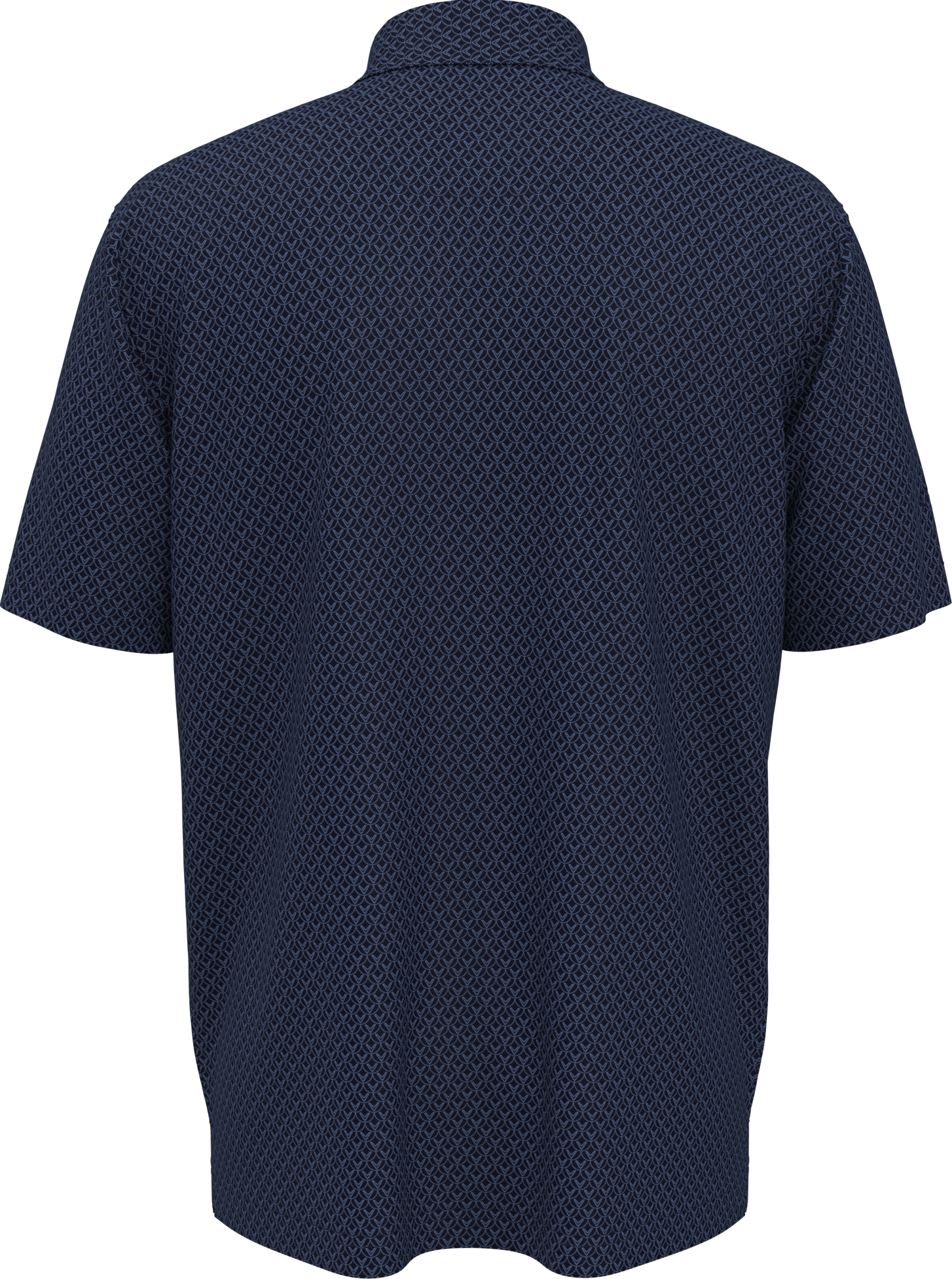Men's Short Sleeve All Over Stitched Chev Polo 10