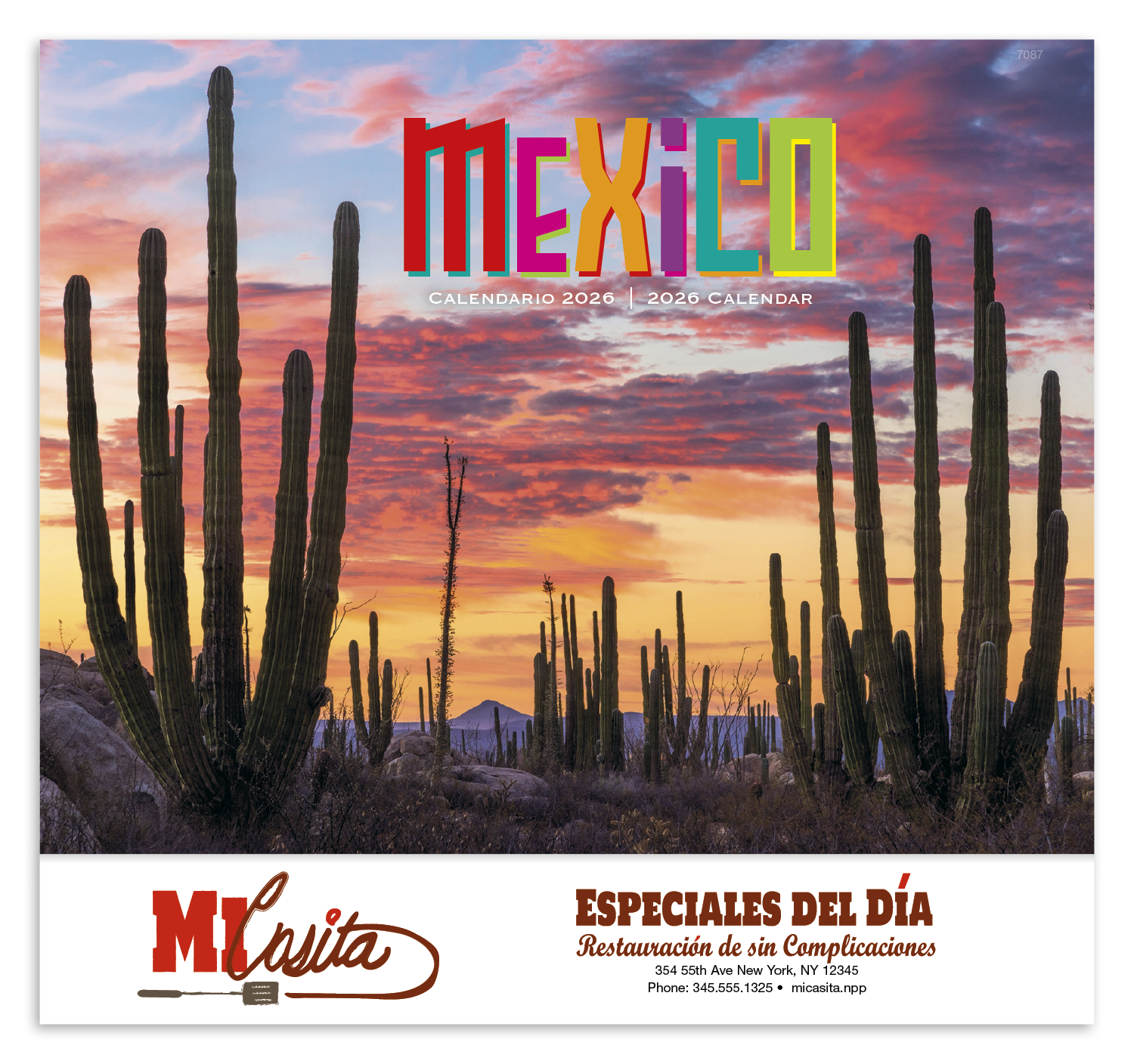 Good Value™ Mexico - Stapled Calendar 10