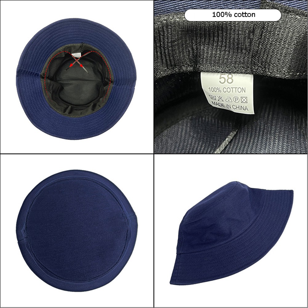 Cotton Style Bucket Hat Summer Outdoor Cap 2