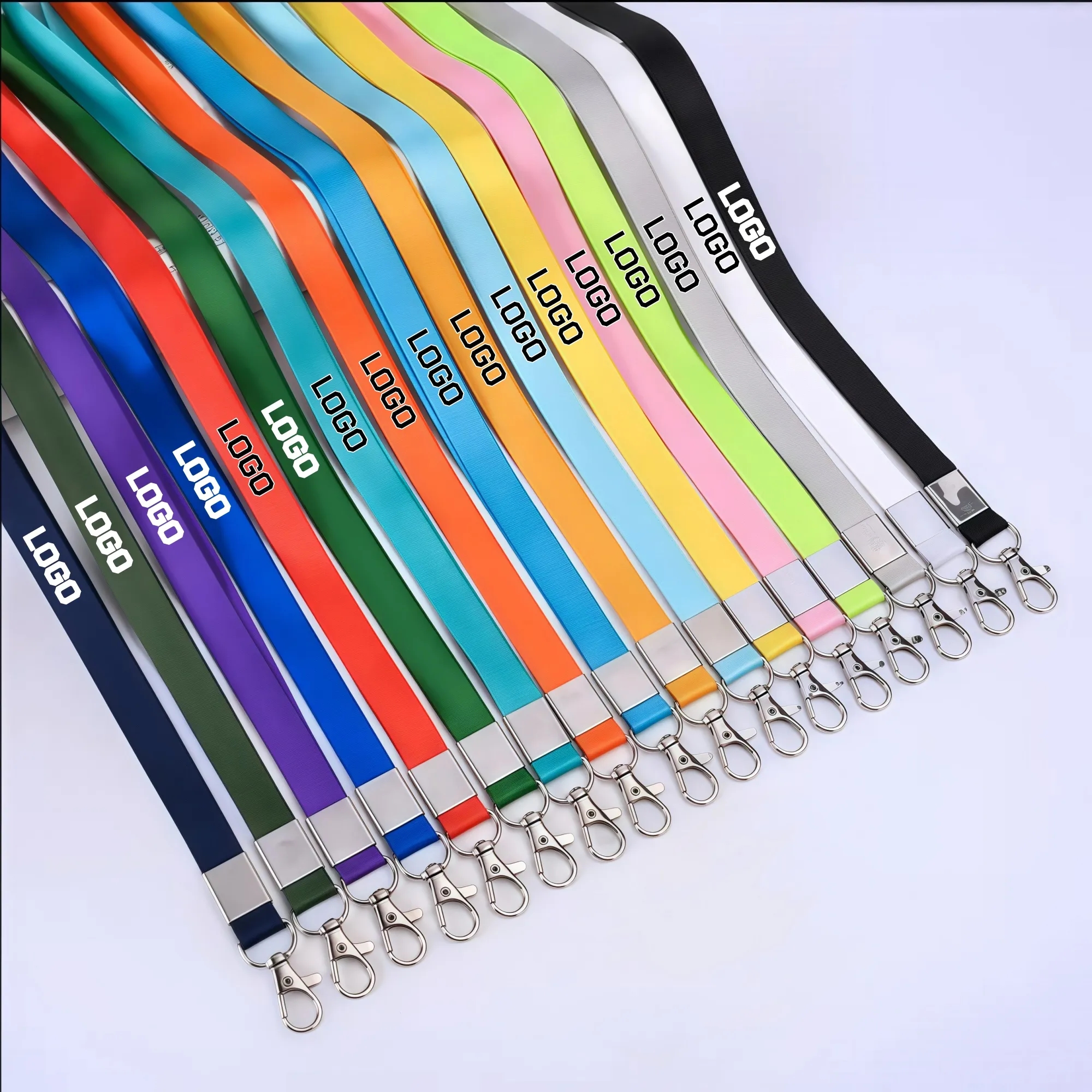 Neck Lanyard ID Holder with Metal Clasp 10
