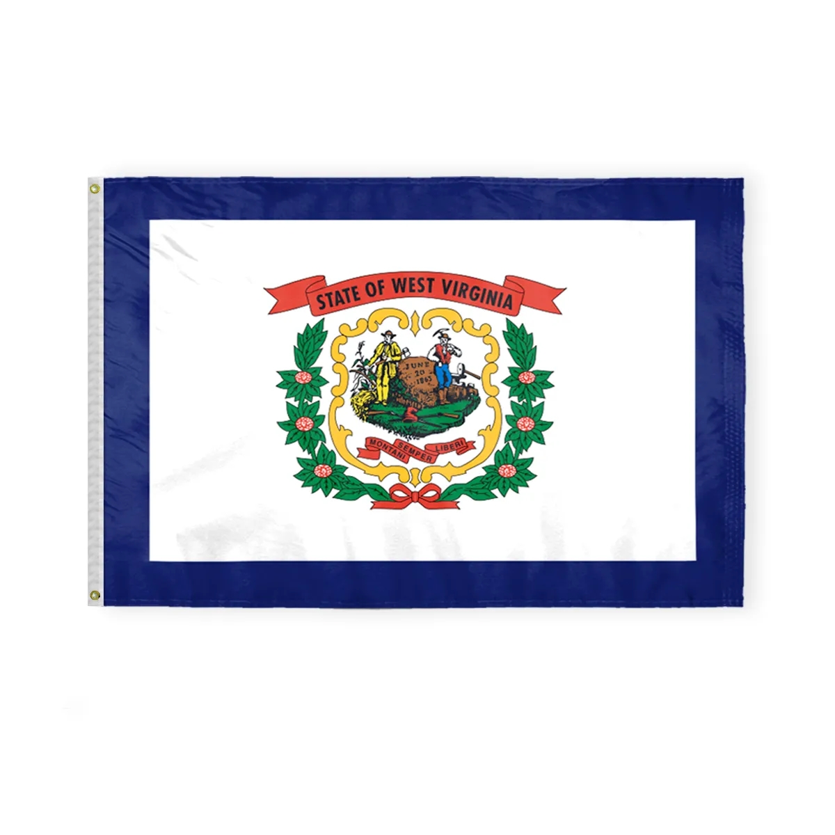 12"x18" to 8'x12' West Virginia Nylon Flags 6