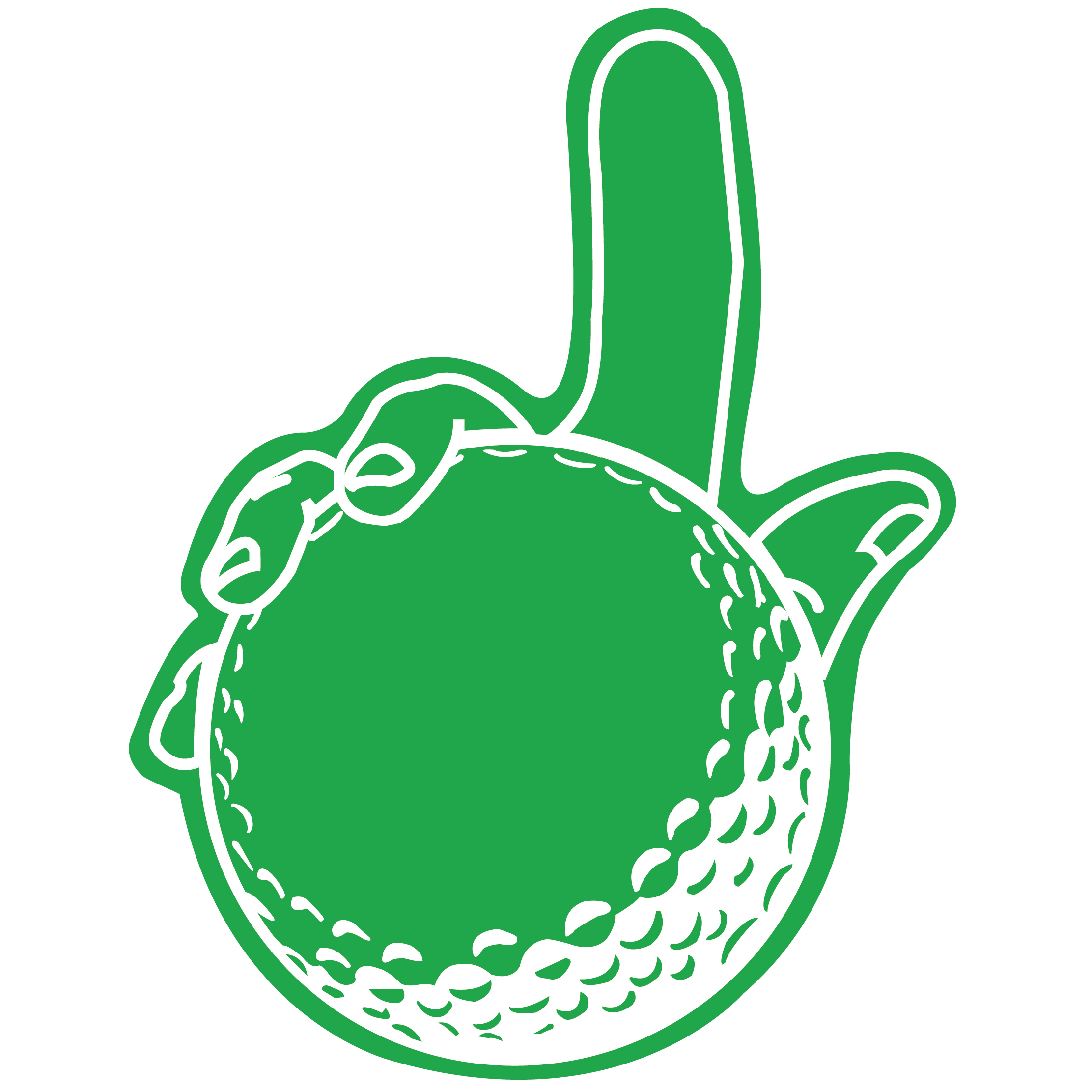 Large Golf Ball Hand 7