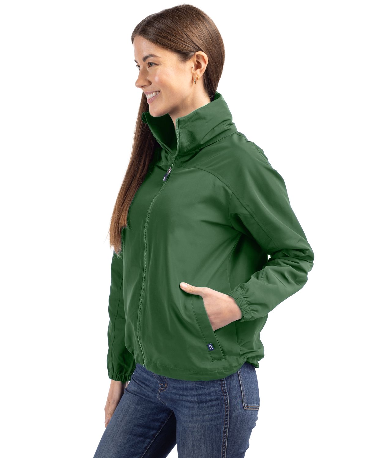 Cutter & Buck Charter Recycled Packable Womens Full Zip Jacket? 109