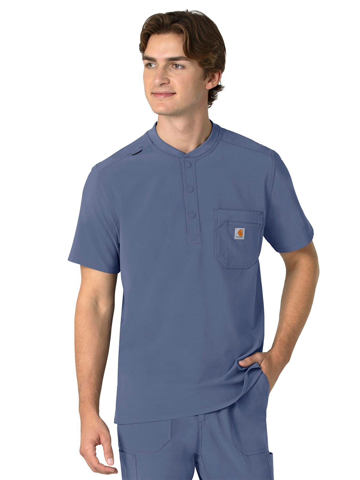 Force Cross-Flex Men's Three-Pocket Henley Top