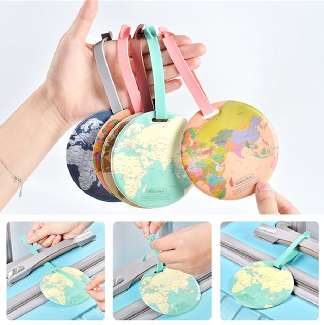 Round PVC Luggage Tag 2