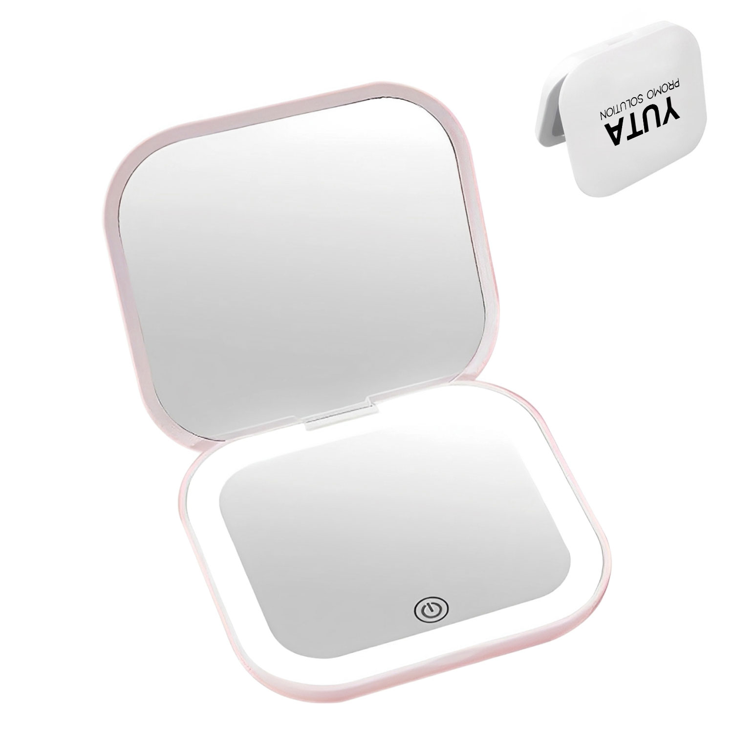 Rechargeable Portable Foldable Makeup Mirror w/ Lights 3