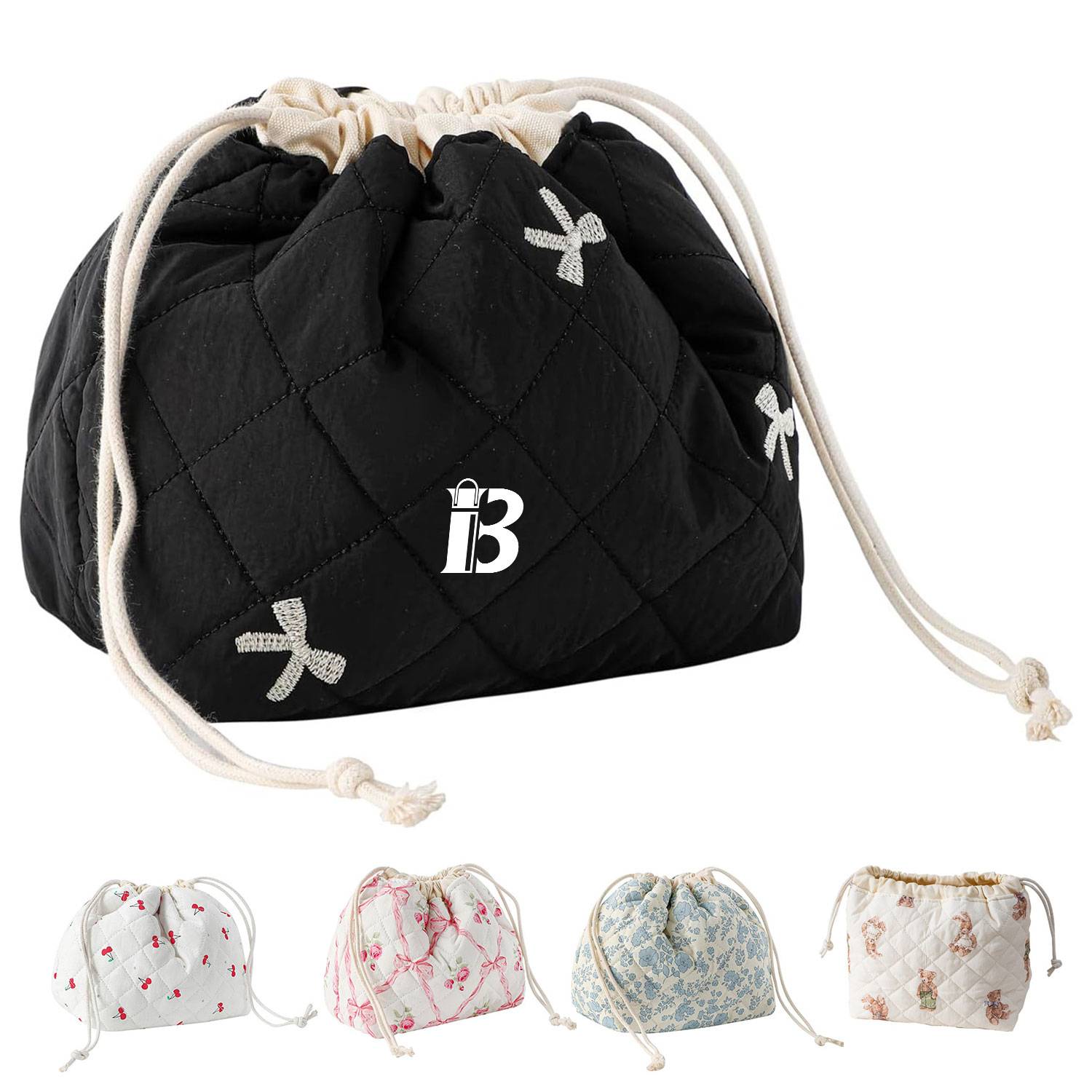 Compact Cotton Cosmetic Bag 20