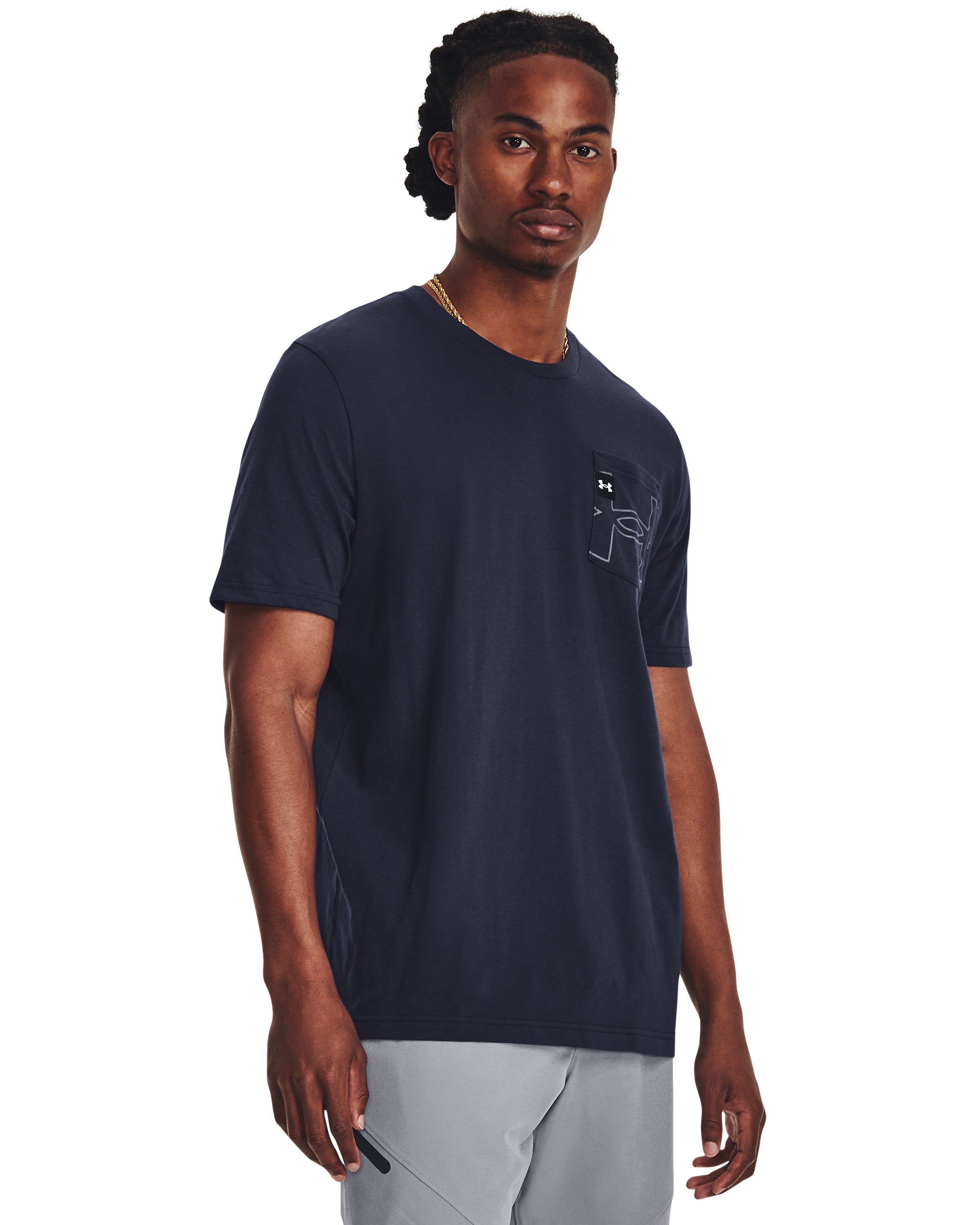 Men's UA Elevated Core Pocket Short Sleeve  3