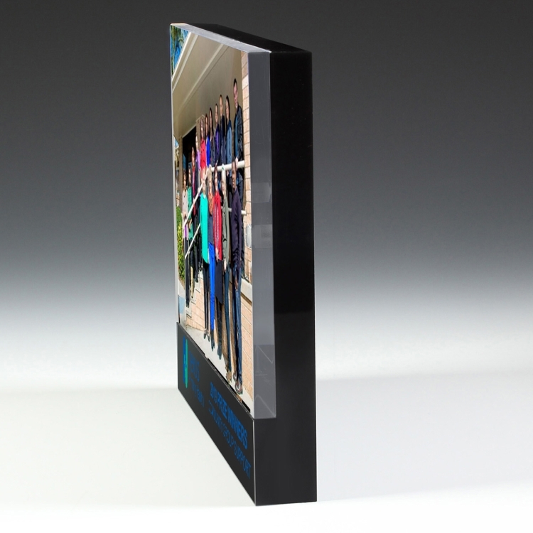 Acrylic Magnetic Frame - 4" x 6" Insert - Laser Engraved 1