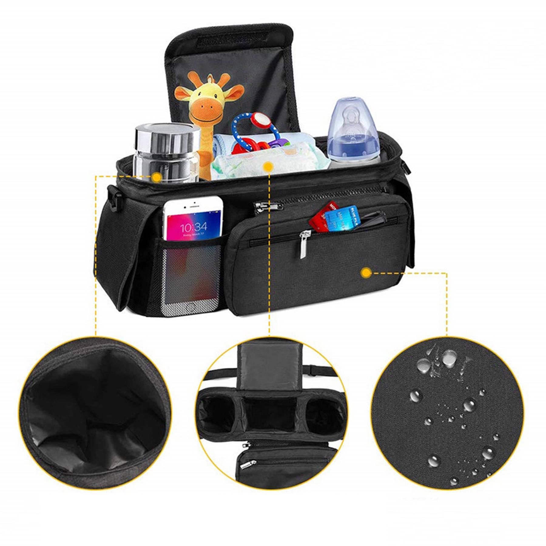 Baby Stroller Cart Storage Bag 3