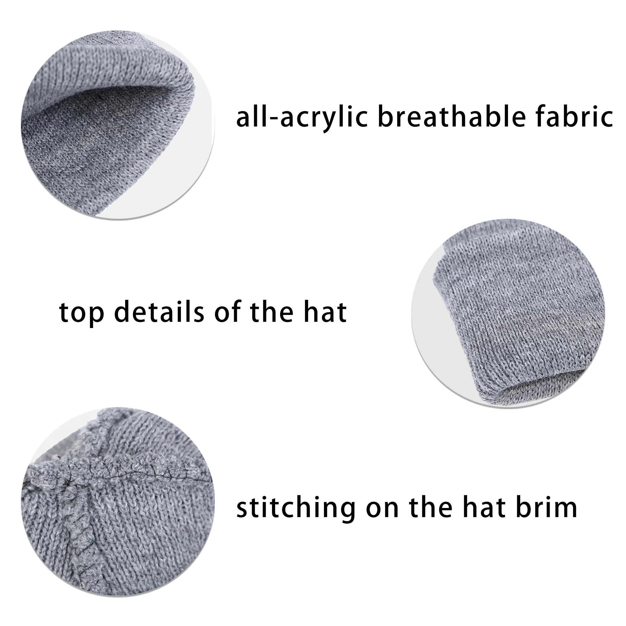 Custom Knitted Cuffed Beanie 3