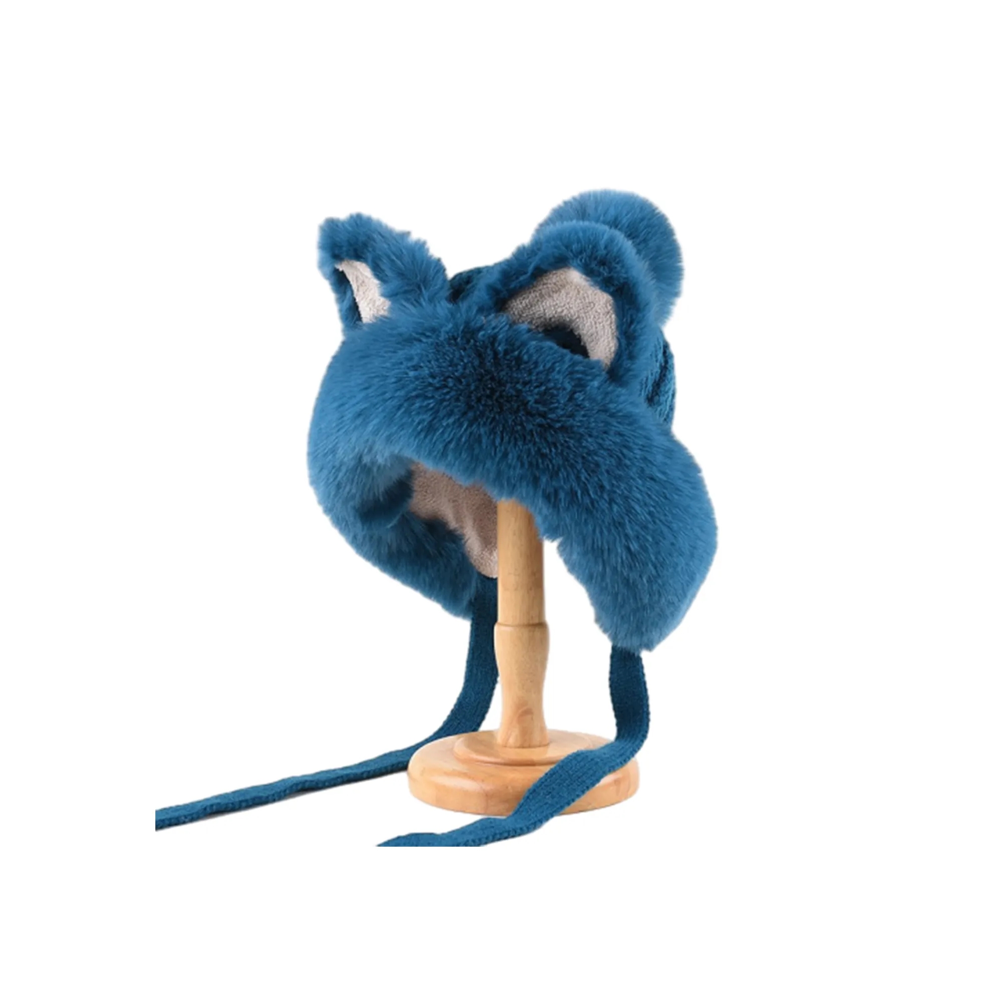 Cat Ear Style Winter Thick Warm Knitted Hat 3
