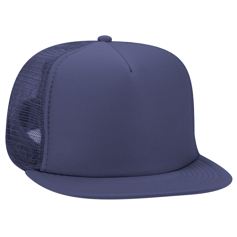 OTTO CAP® OTTO SNAP 5 Panel High Crown Mesh Back Trucker Snapback Hat 44