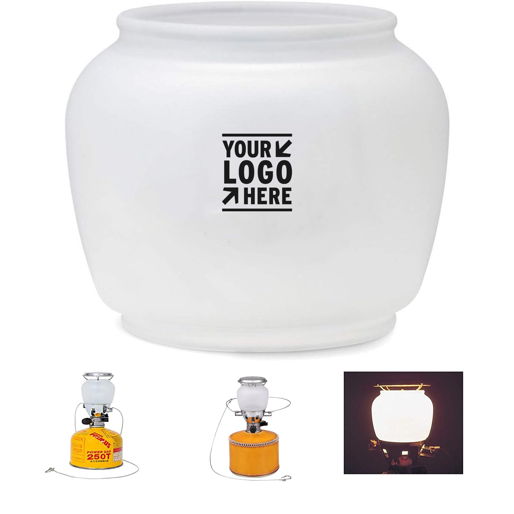 2245/3230 P-721490 EasyLight TrekkLite Classic Lantern Glass