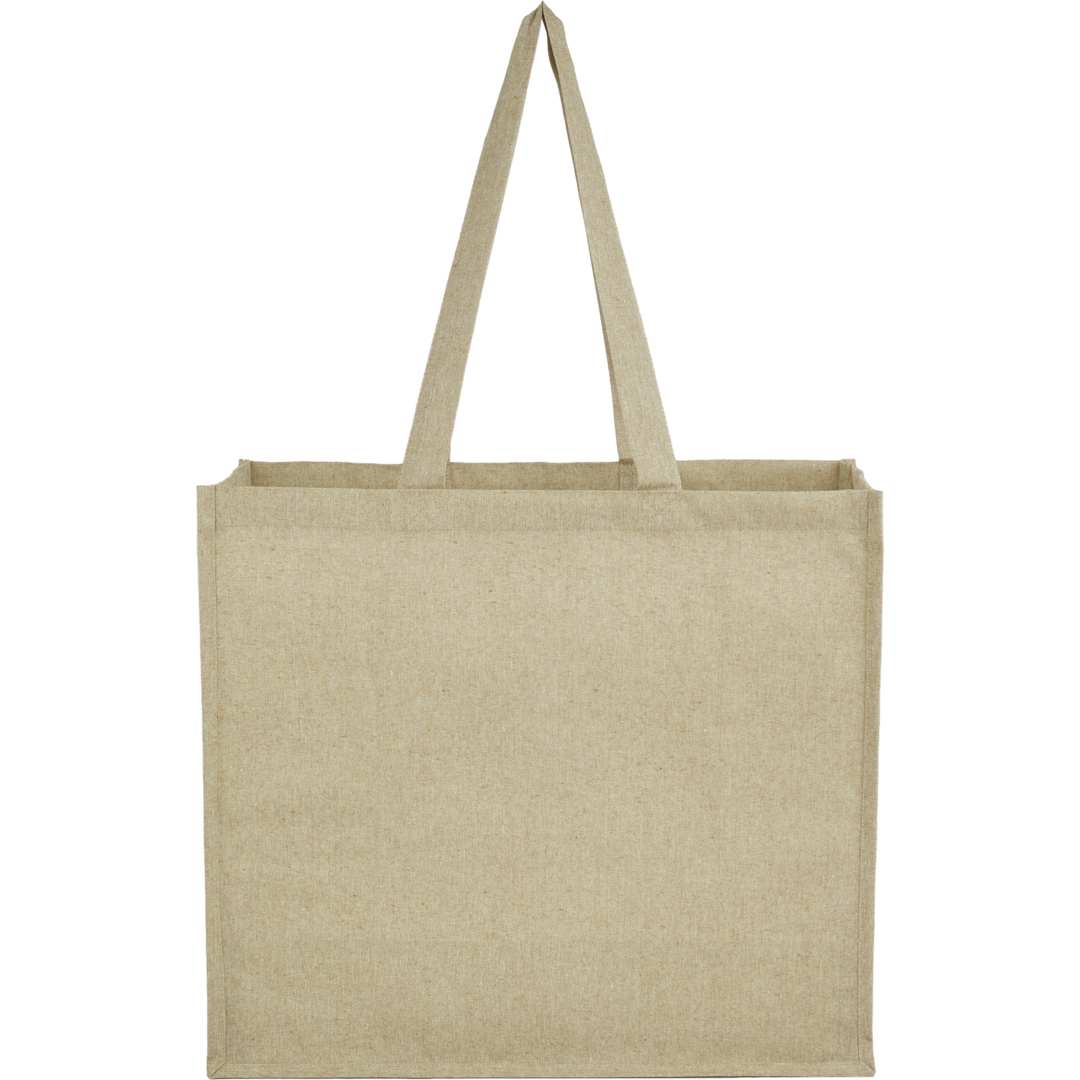 4oz Recycled Cotton Shopper Tote with Laminated 30
