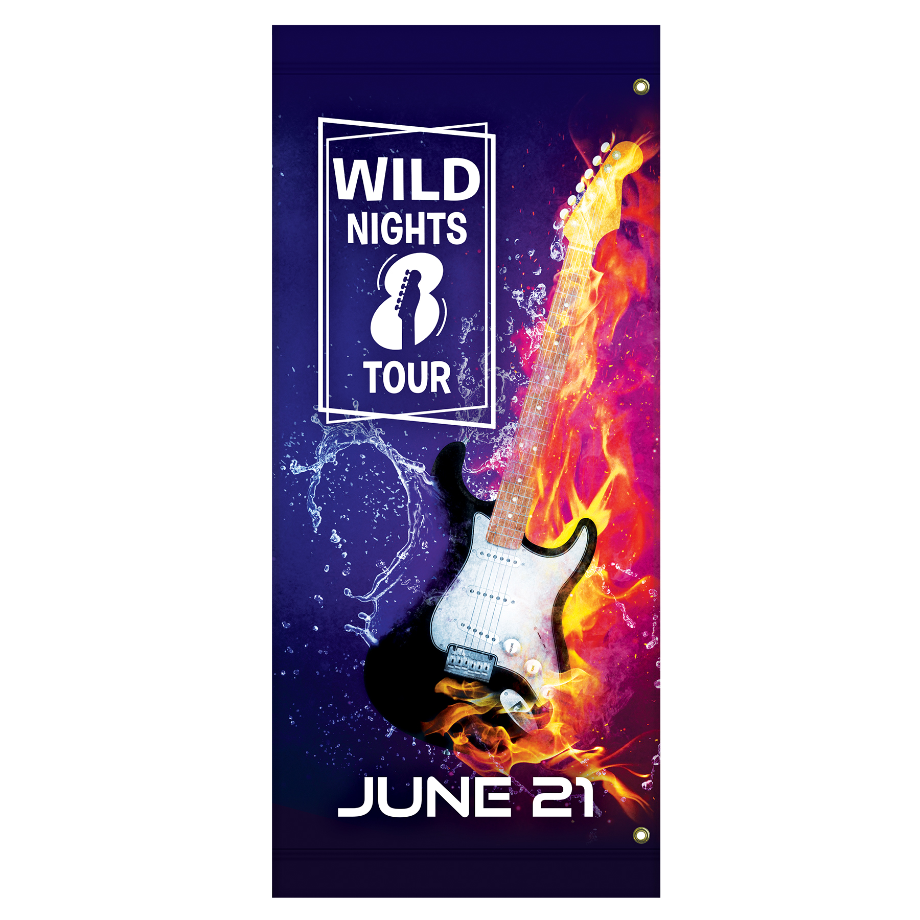 54" x 24" Custom Polyester Avenue Banner 8