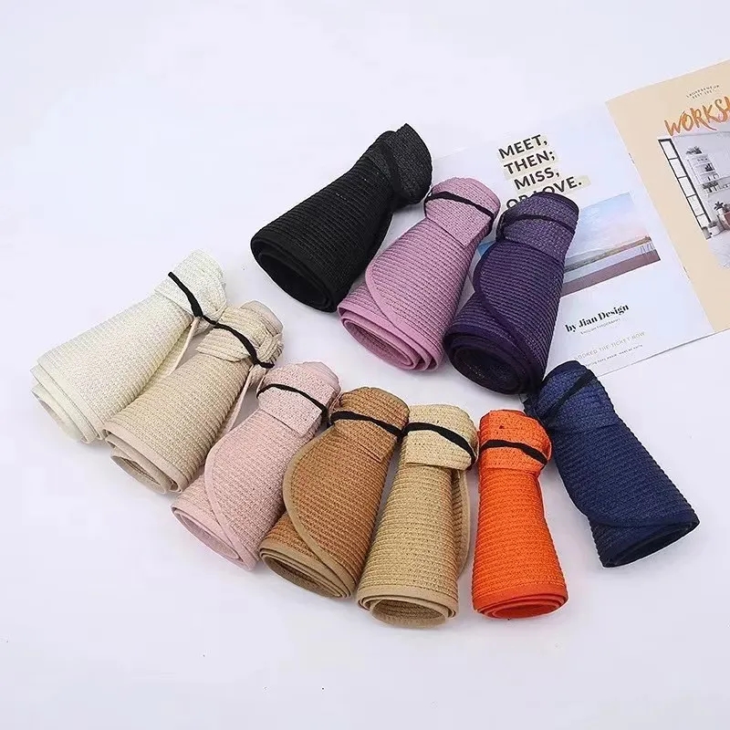 Foldable Straw Sun Visor 2