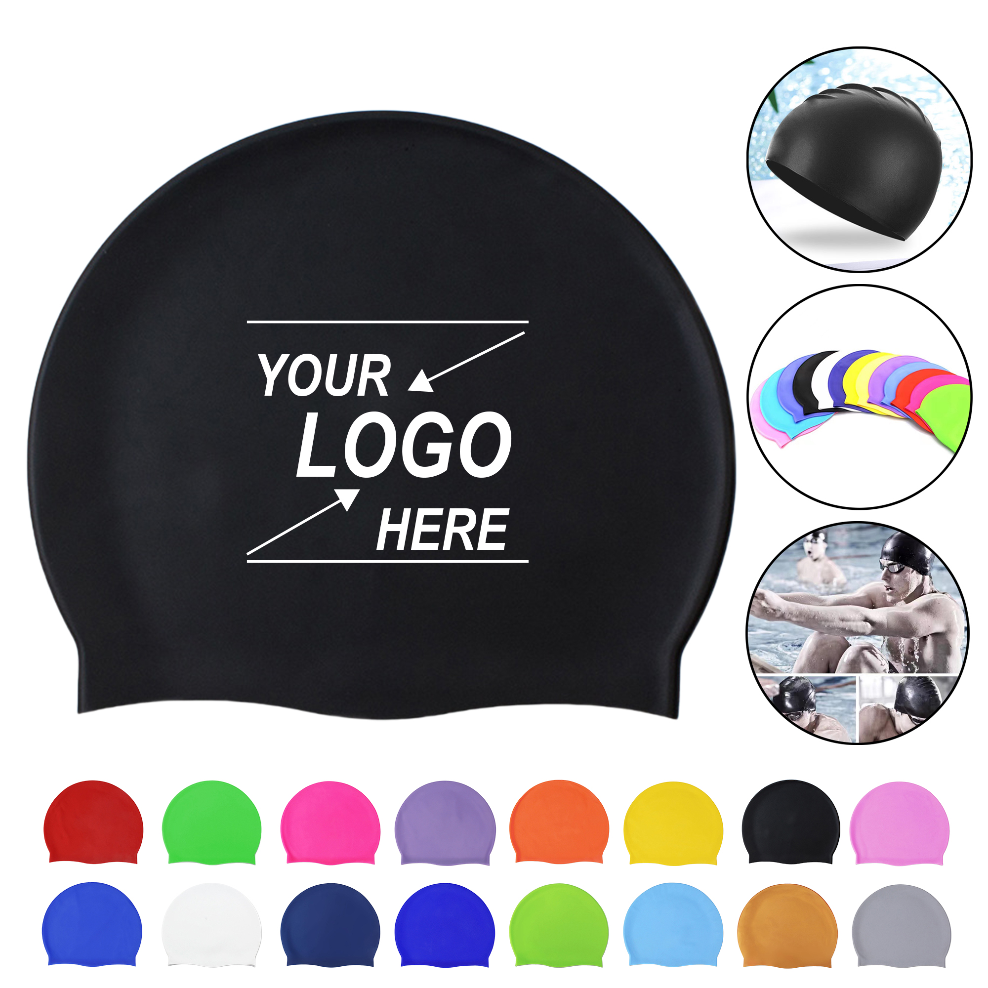 Premium Silicone Swim Cap 4