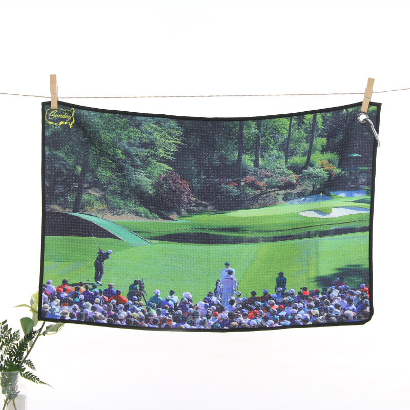Polyblend Dye Sublimation Golf Towel - 380 Gsm 9
