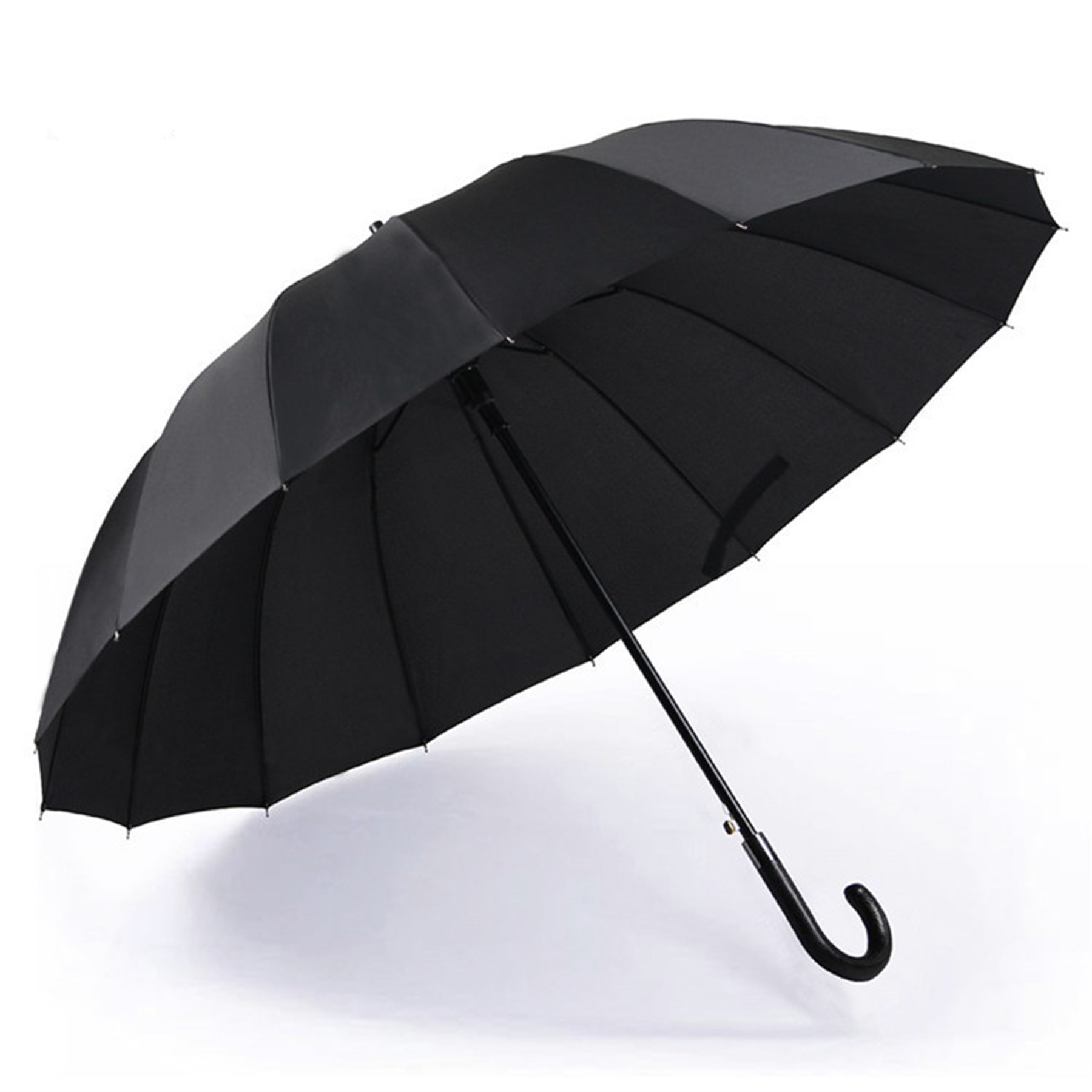 16 Ribs Automatic Open Large Umbrella 2