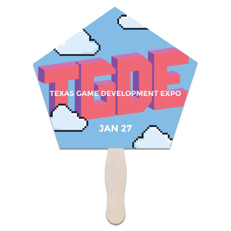 Pentagon Hand Fans 7