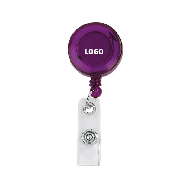 Retractable Badge Holders With Metal Belt Clip 2