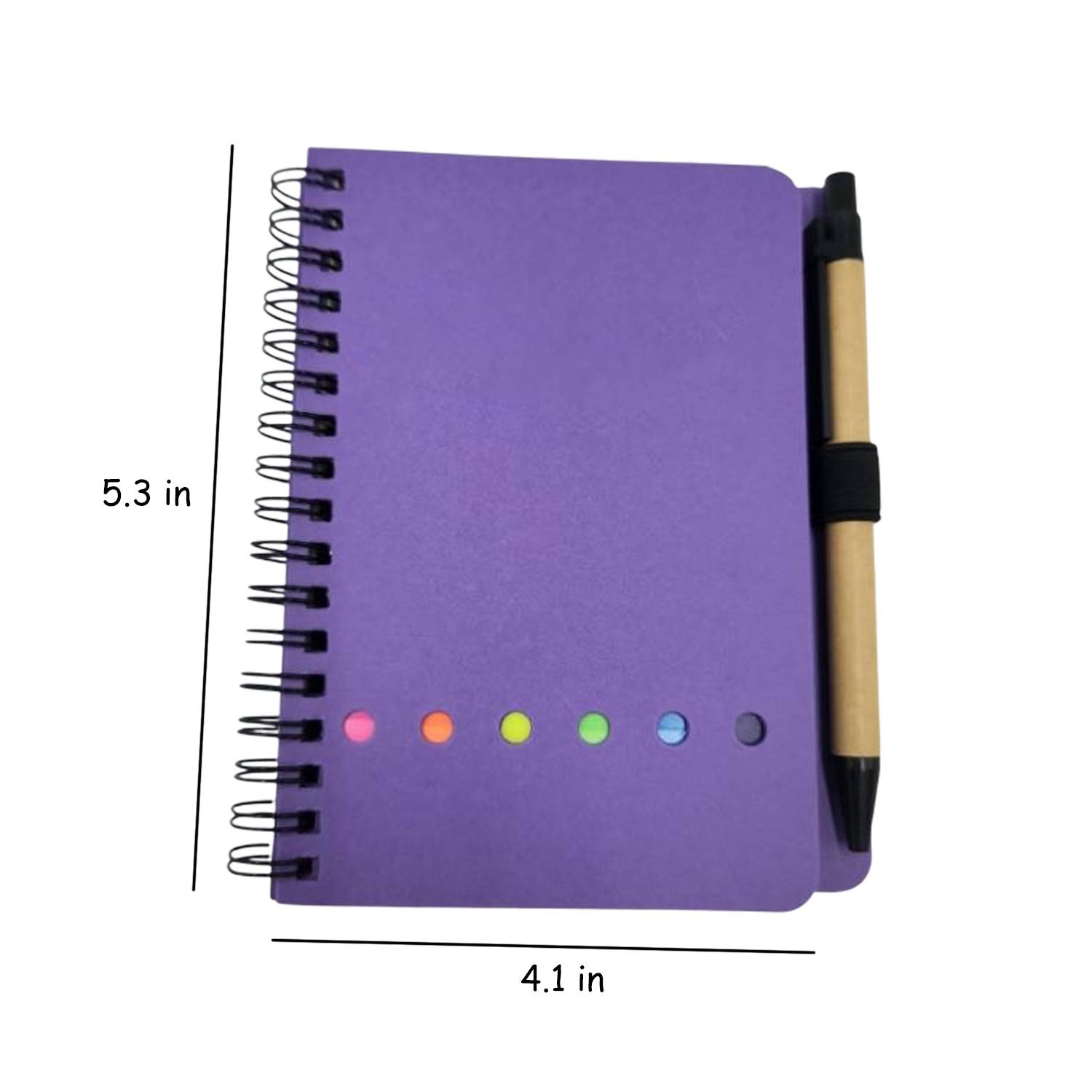 Notebook with Pen and Sticky Notes 6