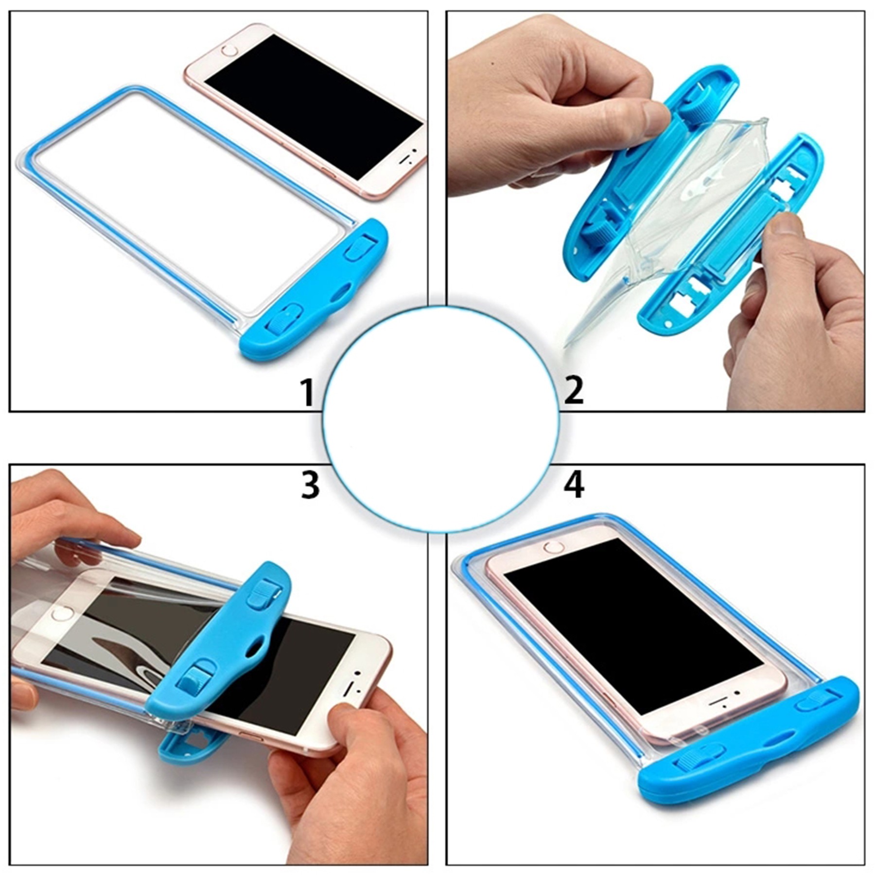 PVC Waterproof Phone Pouch With Lanyard 4