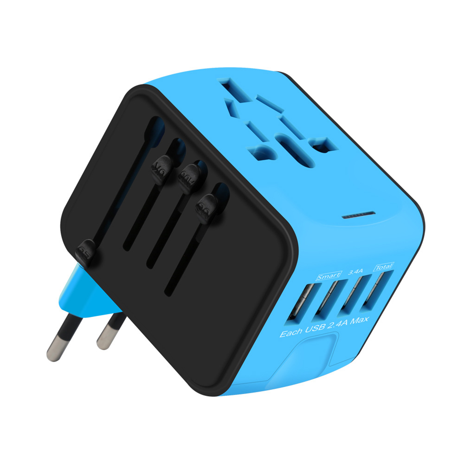 Smart Dual Usb Ports International Adapter 1