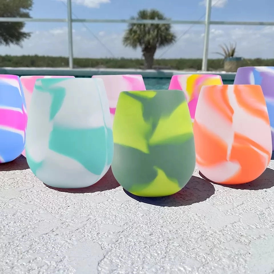 Colorful Silicone Wine Glasses 4