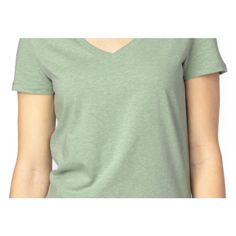 Threadfast Apparel Ladies' Ultimate CVC V-Neck T-Shirt 12