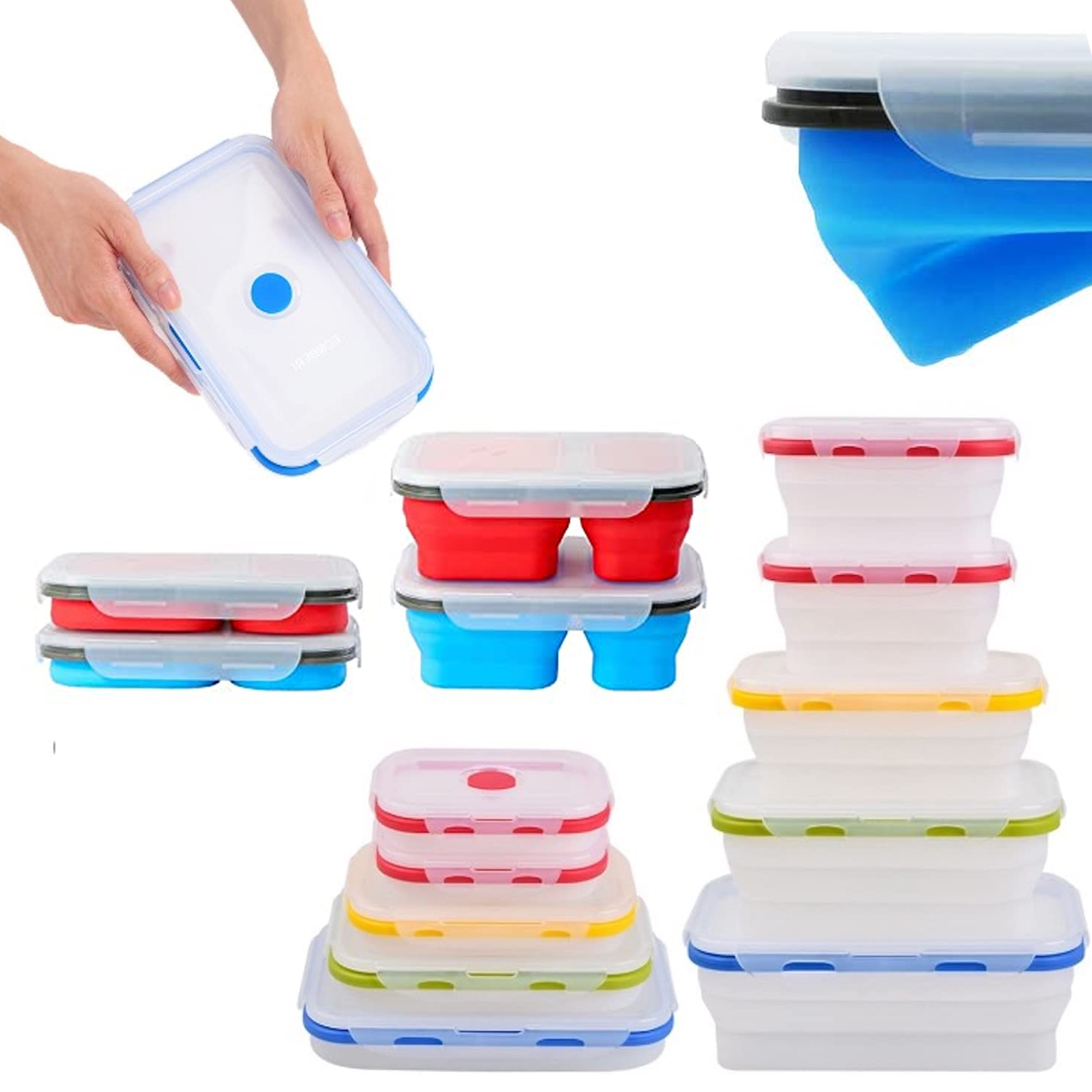 Silicone Collapsible Bento Box 2