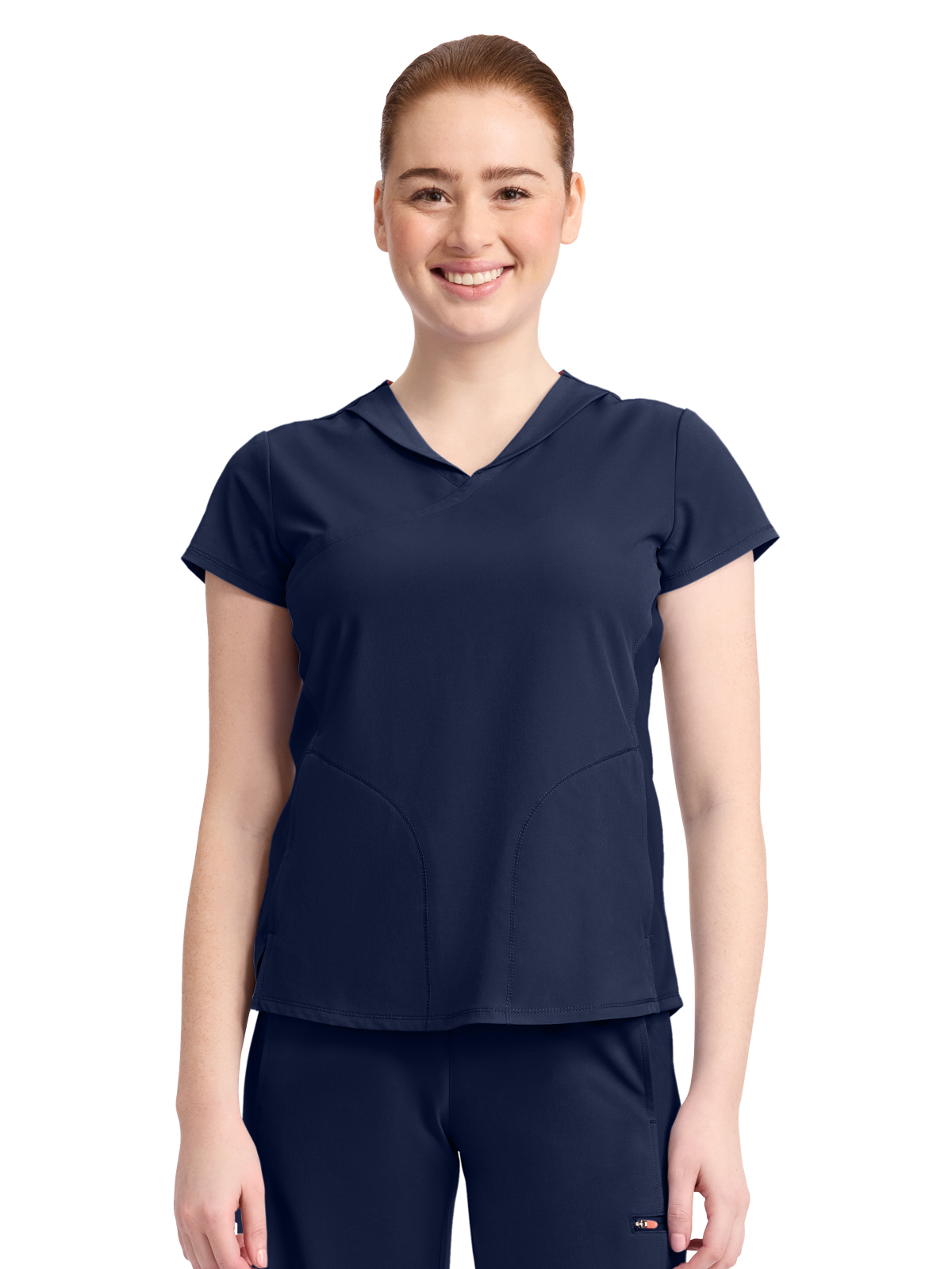 Infinity GNR8 - Women's 2-Pocket Mock-Wrap V-Neck Top 28