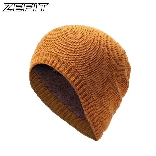 Winter Knitted Skull Beanies with Fur Lining 6