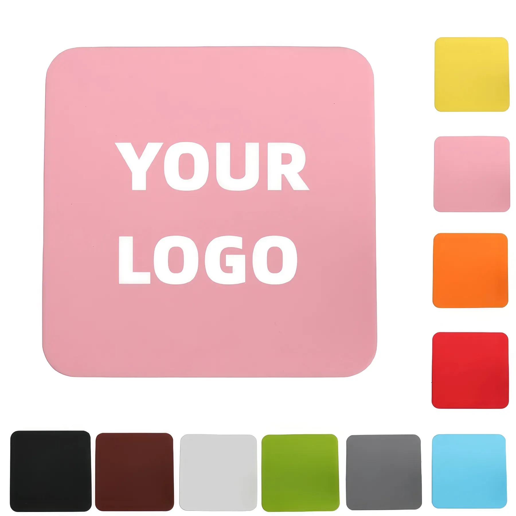 Square Silicone Coasters For Drinks 3