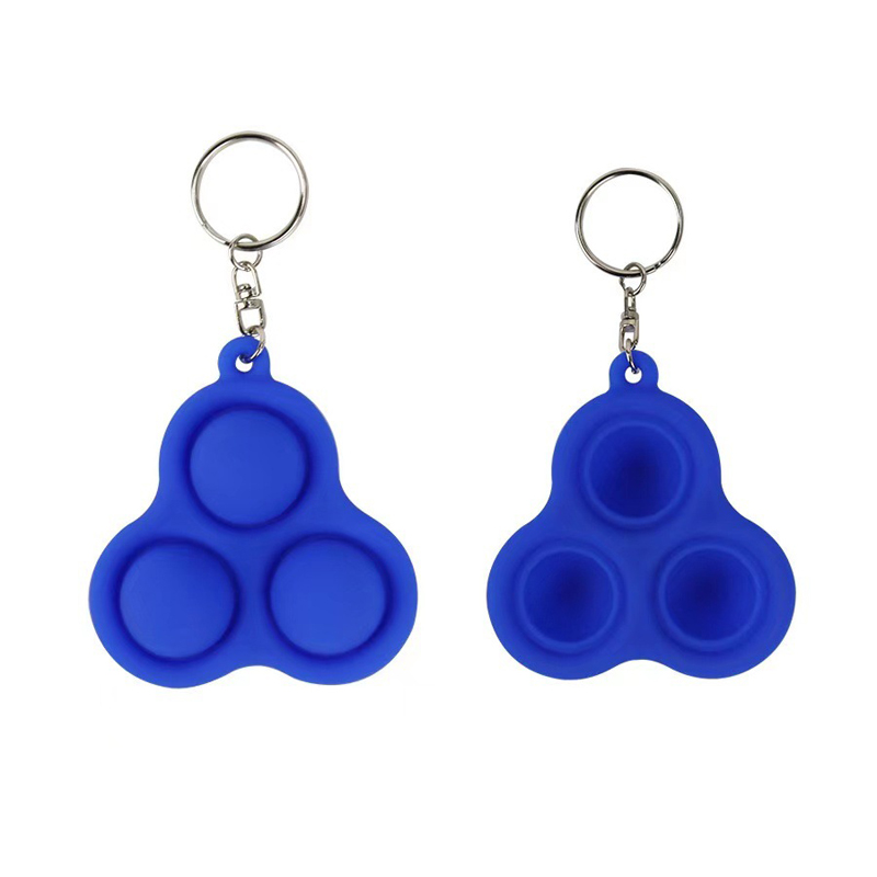 Silicone 3Bubbles Simple Dimple Fidget Popper Therapy Toys 5