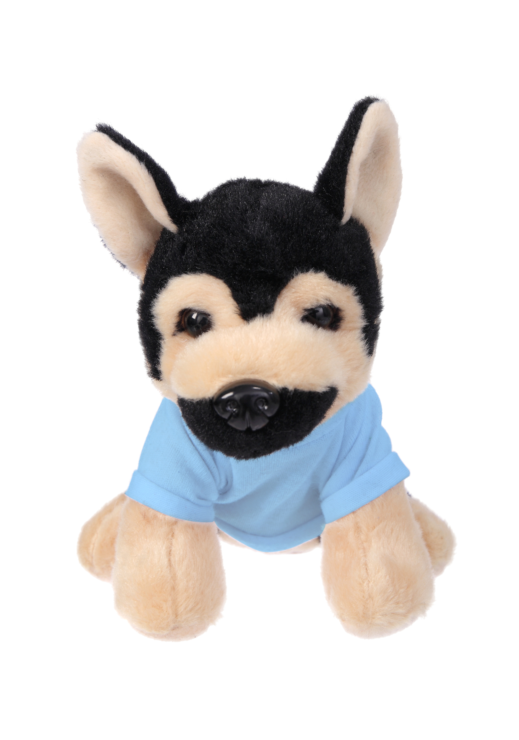 Soft Plush Sitting German Shepherd wearing a T-Shirt 16