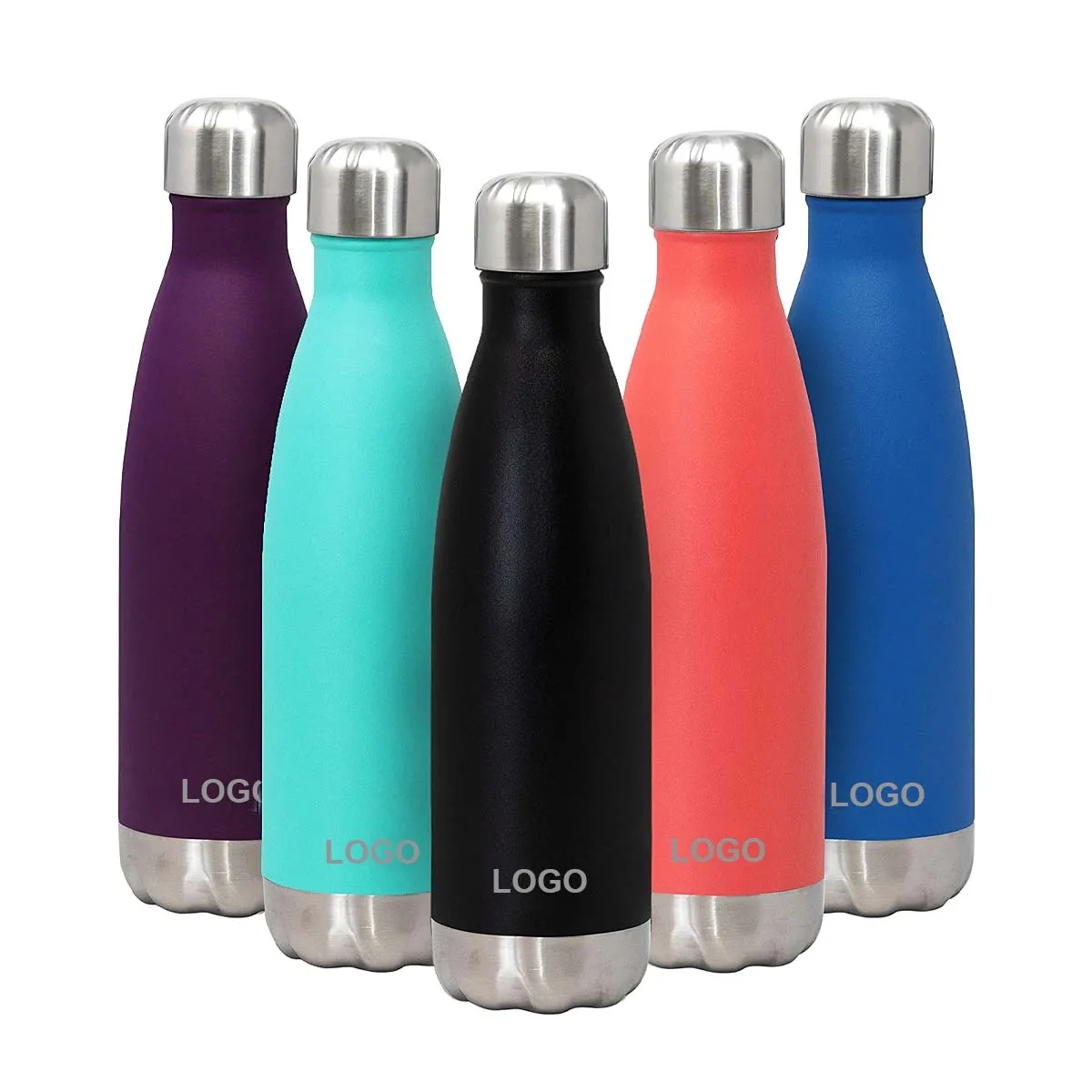 17 Oz Insulated Cola Shape Water Bottle 2