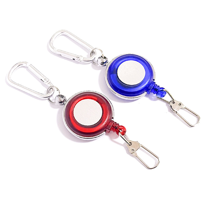Telescopic Badge Reel with Key Chain 5
