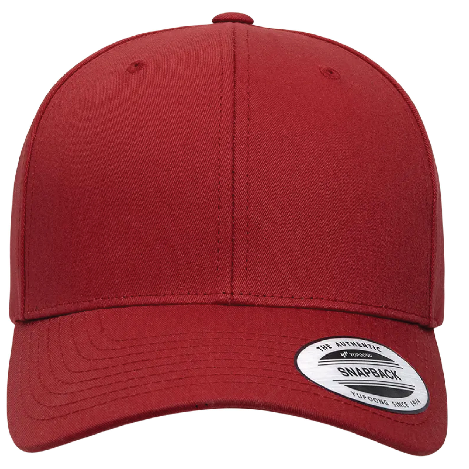 YP Classics 6389 YP Classics – CVC Snapback Hat with Leatherette Patches or Embroidery 5