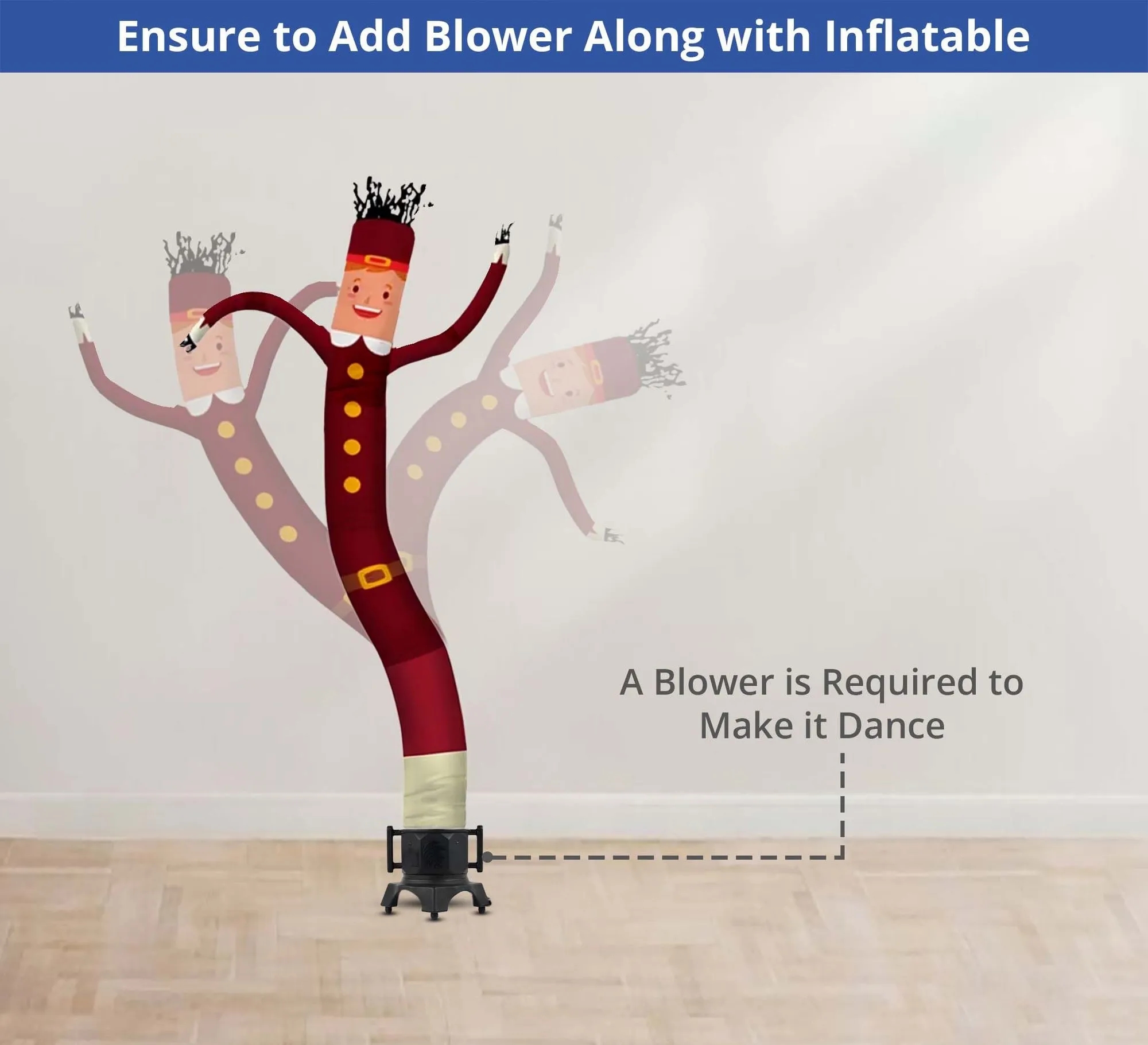 Pilgrim Inflatable Tube Man with Blower 7