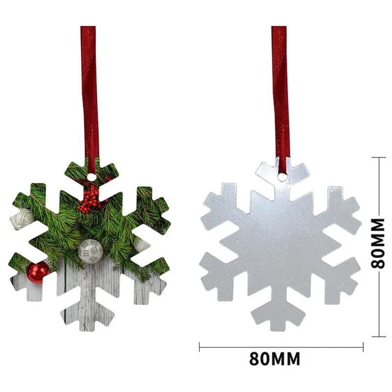 Sublimation Metal Christmas Tree Ornaments 12