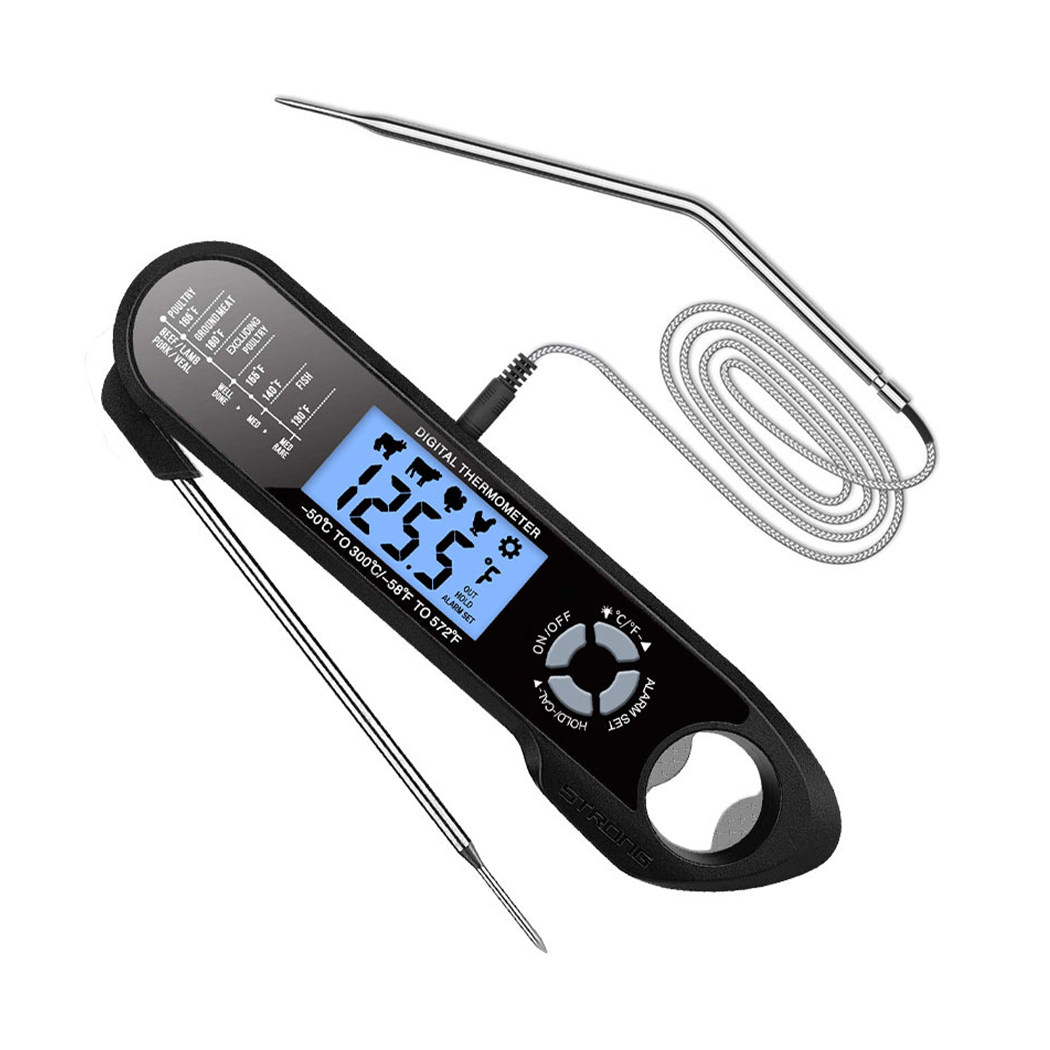 Multi Needle Intelligent Alarm Oven Barbecue Food Thermomete 2