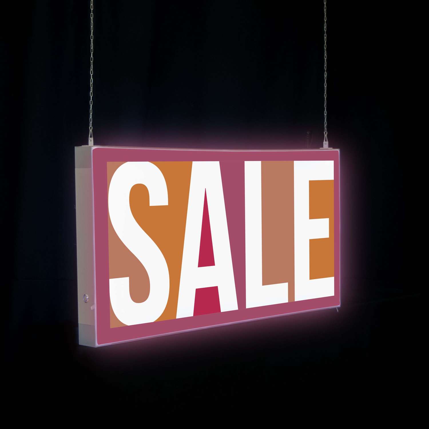 18"H x 36"W Aerial SEG Glo Ceiling-Mounted Kit 3