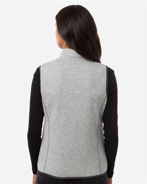 Women's Jasper Jacquard Fleece Vest - NE731W 4