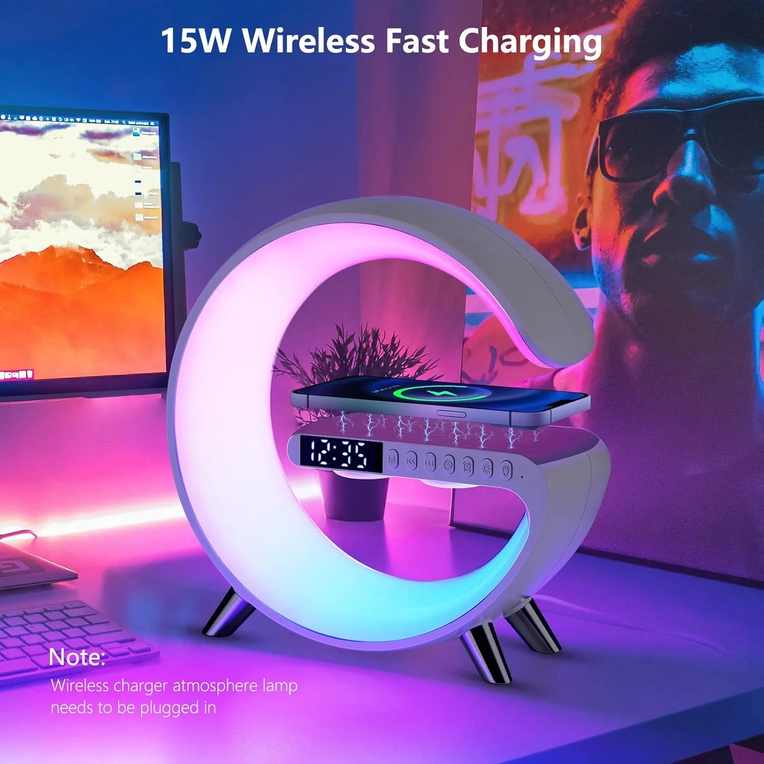 Wireless Charger Atmosphere Lamp 8