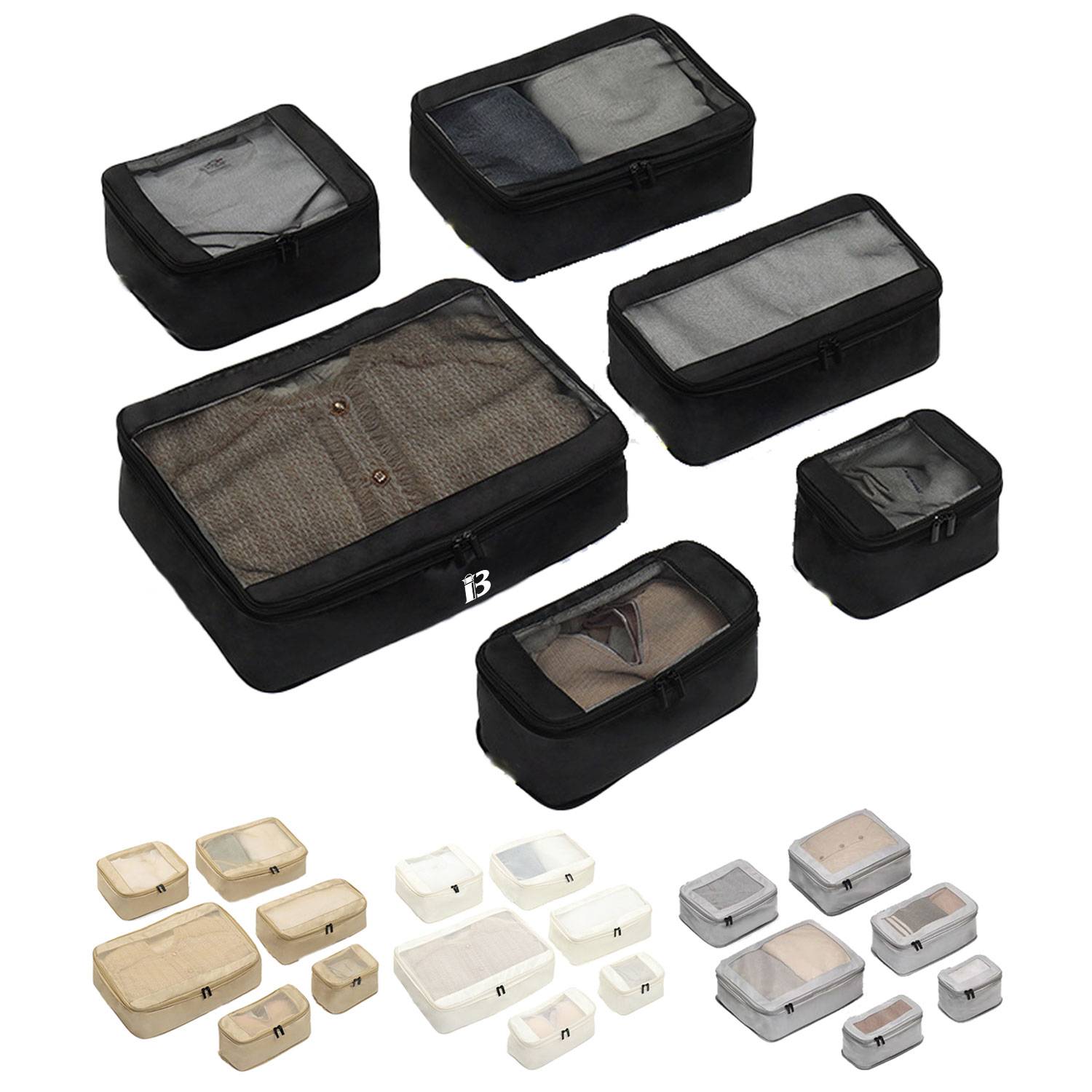 6 PCS Expandable Travel Mesh Bag 3